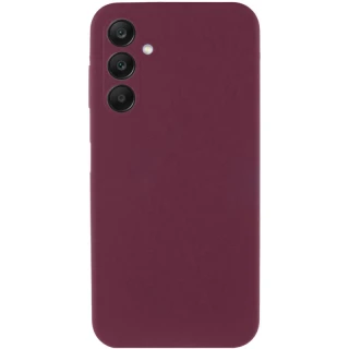 Чехол Silicone Case Lakshmi Premium з закритою камерою на Samsung Galaxy A26 5G — Бордовый / Plum