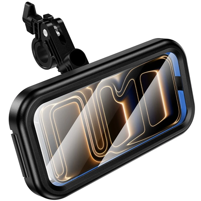 Вело- Мото- держатель Hoco H95 Bendito waterproof – Black. Фото 4 из 6