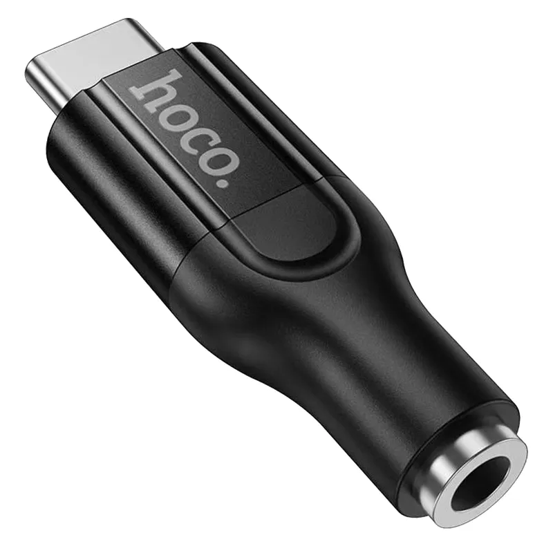 Перехідник Hoco UPA35 Mia Type-C to 3.5mm – Black. Фото 6 з 6