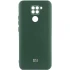 Чохол Silicone Case Lakshmi Premium L з закритою камерою на Xiaomi Redmi Note 9 / Redmi 10X – Зелений / Cyprus Green. Фото 1 з 2