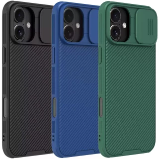 Карбована накладка Nillkin Pro зі шторкою для камери на Apple iPhone 16