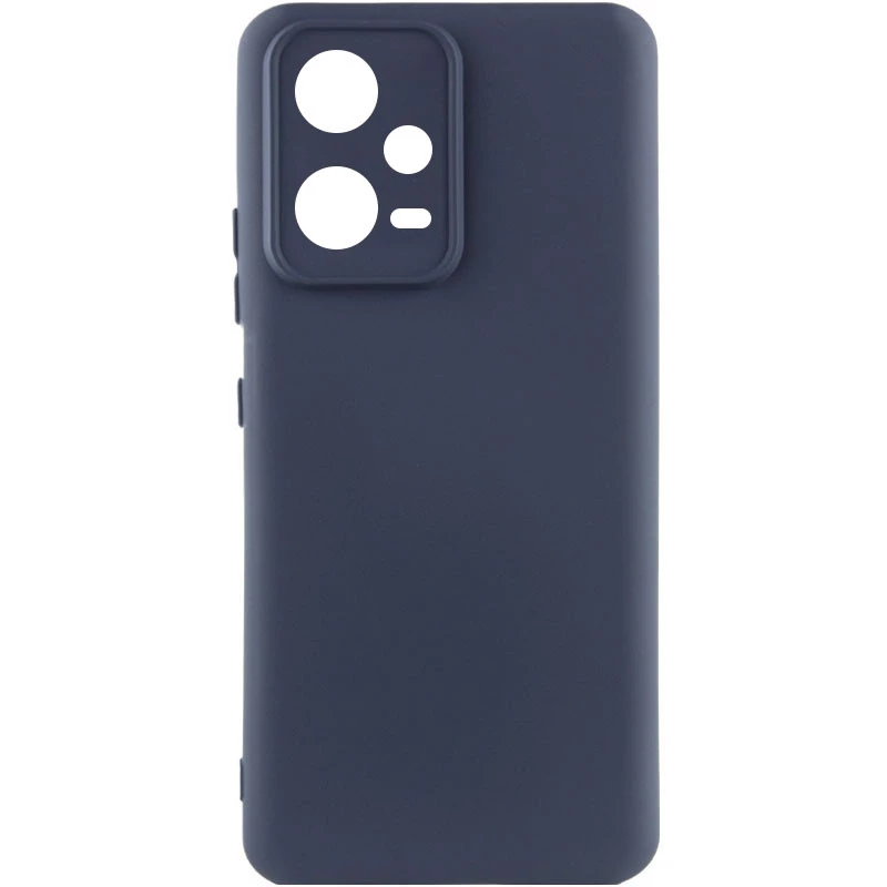 Чохол Silicone Case Lakshmi Plus з закритою камерою на Xiaomi Poco X5 5G – Синій / Midnight Blue. Фото 1 з 4