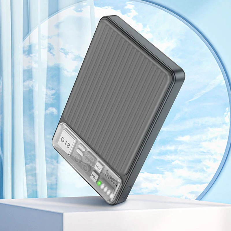 Портативний зарядний пристрій Power Bank Hoco Q18 Tourer 22.5W з БЗП 10 000 mAh – Black. Фото 3 з 3