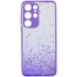 Чехол с блестками и защитой камеры для Samsung Galaxy S23 Ultra – Сиреневый. Фото 2 из 11