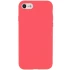 Чохол з закритим низом Silicone Case на Apple iPhone SE (2020) – Кавуновий / Watermelon red. Фото 1 з 1