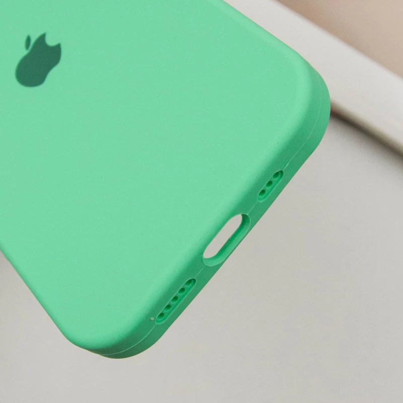Чохол Silicone Case з закритим низом на Apple iPhone 13 Pro Max (6.7") – Зелений / Spearmint. Фото 8 з 9