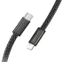 Дата кабель Borofone BX124 Peace Type-C to Lightning 30W (1m) – Black. Фото 4 з 6