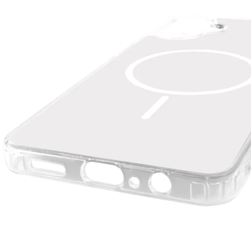 Чехол TPU+PC Nami with MagSafe для Samsung Galaxy A37 5G – White. Фото 6 из 6