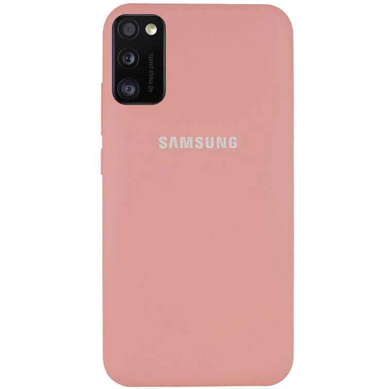 

Чохол Silicone Case з закритим низом на Samsung Galaxy A41 (Рожевий / Peach)
