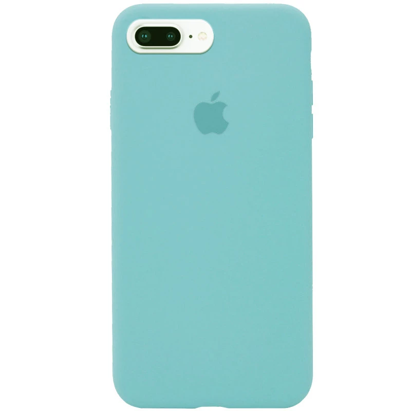 

Чехол Silicone Case с закрытым низом для Apple iPhone 7 plus / 8 plus (Бирюзовый / Swimming pool), Бірюзовий / swimming pool