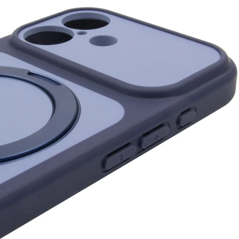 Чехол Ummi Full Camera with Magnetic Fit HQ Ring для Apple iPhone 17 (6.3") – Синий / Navy Blue. Фото 7 из 8