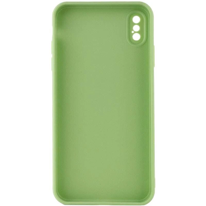 Кольоровий силіконовий чохол із захистом камери на Apple iPhone XS Max (6.5") – Фісташковий. Фото 2 з 4
