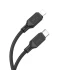 Дата кабель Hoco X90 Cool silicone Type-C to Lightning 20W (1m) – Black. Фото 3 з 6
