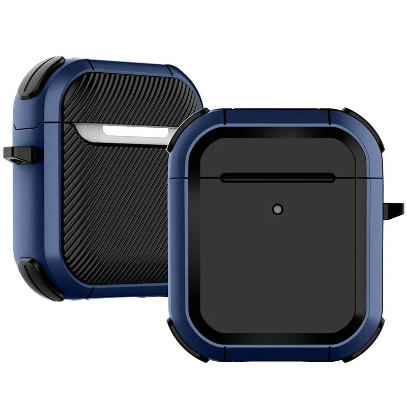 Футляр протиударний Black ed. для навушників Airpods 1/2 – Blue. Фото 1 з 1