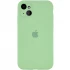 Чехол Silicone Case с защитой камеры для Apple iPhone 14 (6.1") – Мятный / Mint. Фото 2 из 7