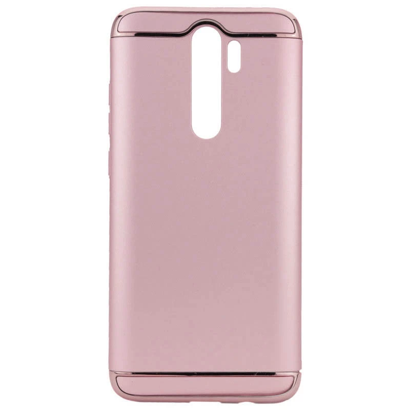 Пластикова накладка з хромом на Xiaomi Redmi Note 8 Pro – Рожевий / Rose Gold. Фото 2 з 4