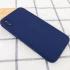 Чехол Silicone Case Square L с защитой камеры для Apple iPhone XS (5.8") – Темно-синий / Midnight blue. Фото 2 из 3