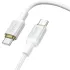 Дата кабель Hoco X128 Benefit Type-C to Type-C 60W (1m) – White. Фото 3 из 4