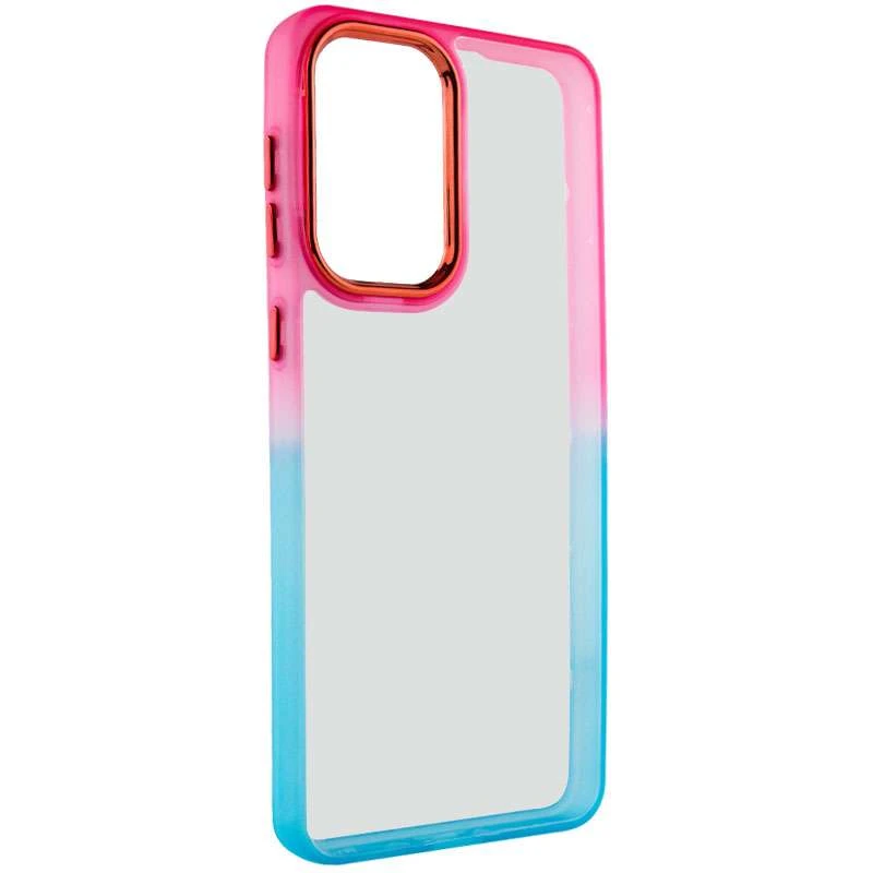 Силиконовый чехол фреш для Samsung Galaxy A53 5G – Бирюзовый / Розовый. Фото 2 из 5