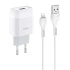 МЗП Hoco C72A (1USB/2.1A) + Lightning фото 1 з 1