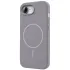 Чехол Silk Full Protective (AA) NO LOGO with Magnetic Fit для Apple iPhone 16e (6.1") – Серый / Dark Gray. Фото 1 из 1