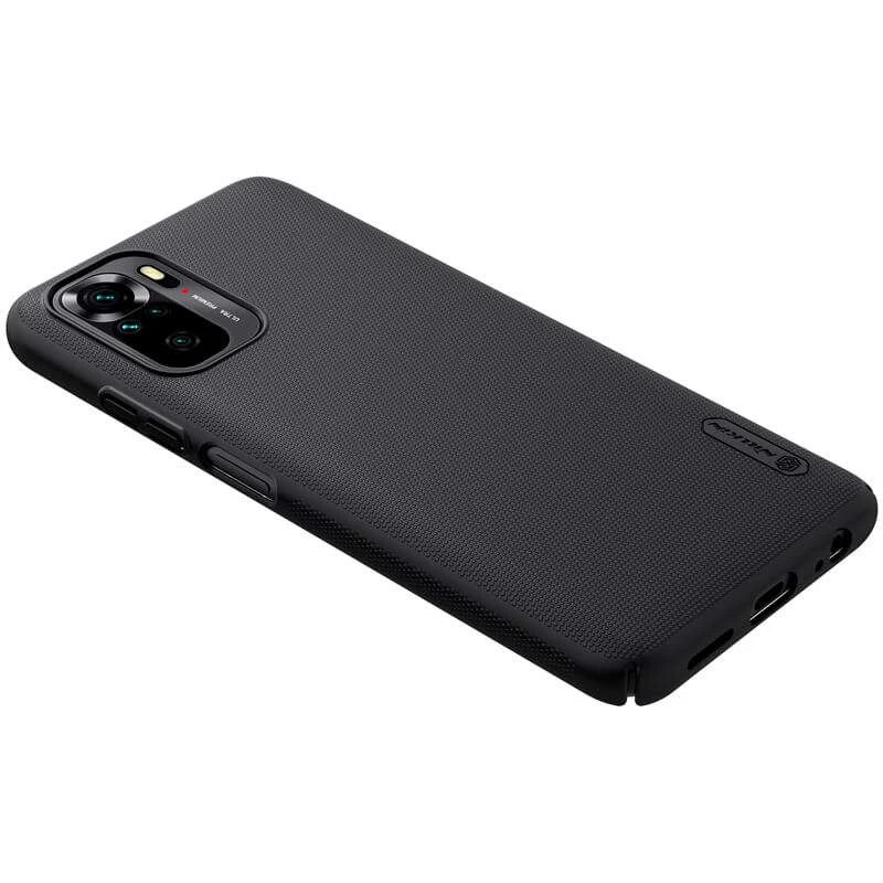 Пластикова накладка Nillkin Frost на Xiaomi Redmi Note 10 / Note 10s – Чорний. Фото 6 з 6
