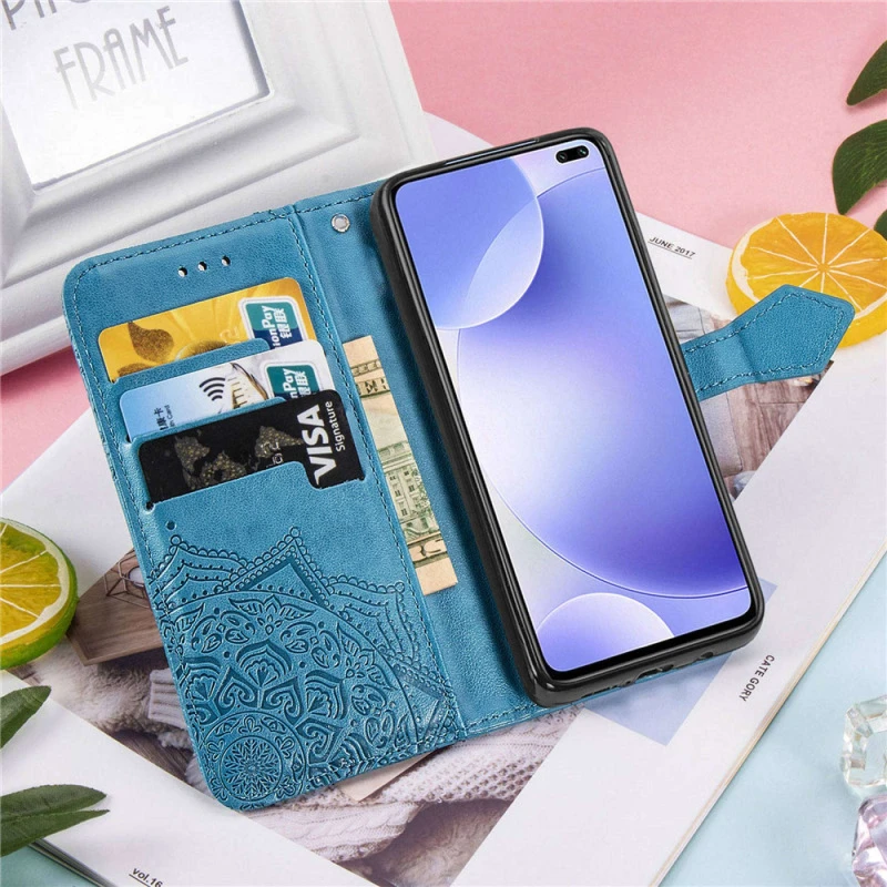 Чохол-книжка Art Case на Xiaomi Poco X2 – Синій. Фото 6 з 7