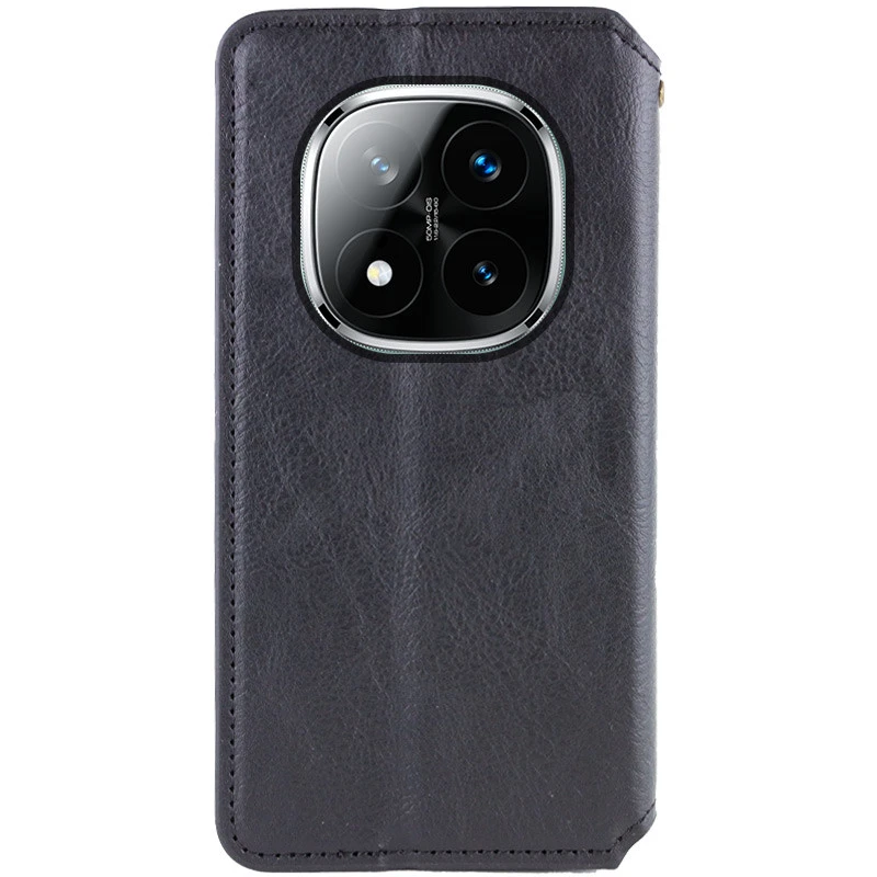 Чохол книжка GETMAN Cubic для Xiaomi Redmi Note 14 Pro 5G – Чорний. Фото 3 з 6