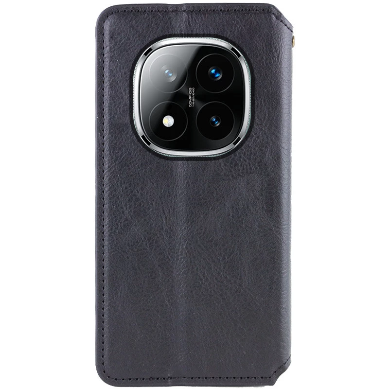 Чохол книжка GETMAN кубик для Xiaomi Redmi Note 14 Pro 4G – Чорний. Фото 4 з 8