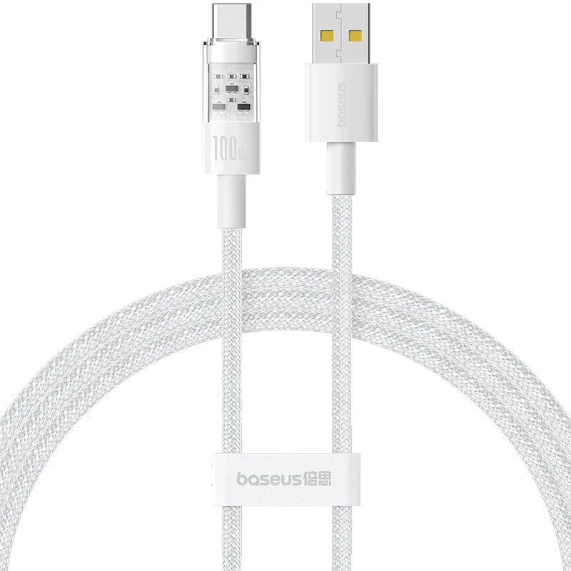 Дата кабель Baseus Gem Fast Charging USB to Type-C 100W (1m) (P10373002211) фото 1 з 1