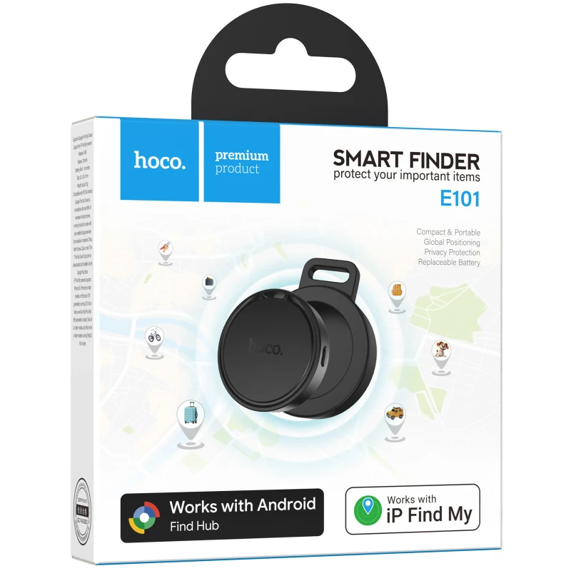 Трекер Hoco E101 Easy 210 mAh – Black. Фото 2 з 4