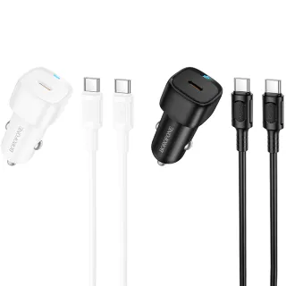 АЗП Borofone BZ34A Cloud PD20W (1USB-C) + кабель Type-C to Type-C