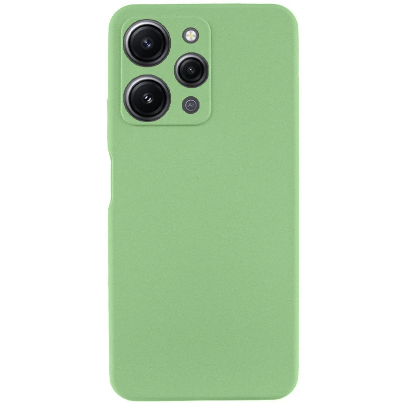 Чохол Silicone Case Lakshmi Premium із закритою камерою для Xiaomi Redmi 12 – М'ятний / Mint. Фото 2 з 5