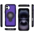 TPU+Textured PC Magnet для Apple iPhone 16 – Purple. Фото 3 из 4