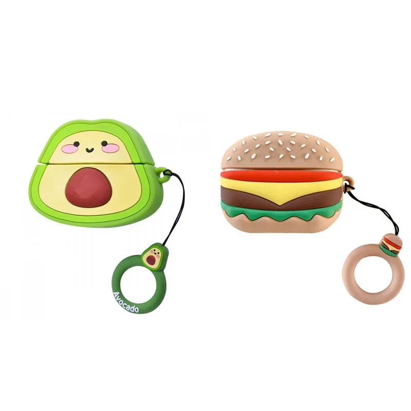 Силіконовий футляр Food для навушників AirPods 3 + кільце фото 1 з 1