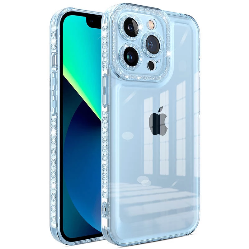 

Силиконовый чехол с узором на Xiaomi Poco X3 NFC / Poco X3 Pro (Голубой), Блакитний