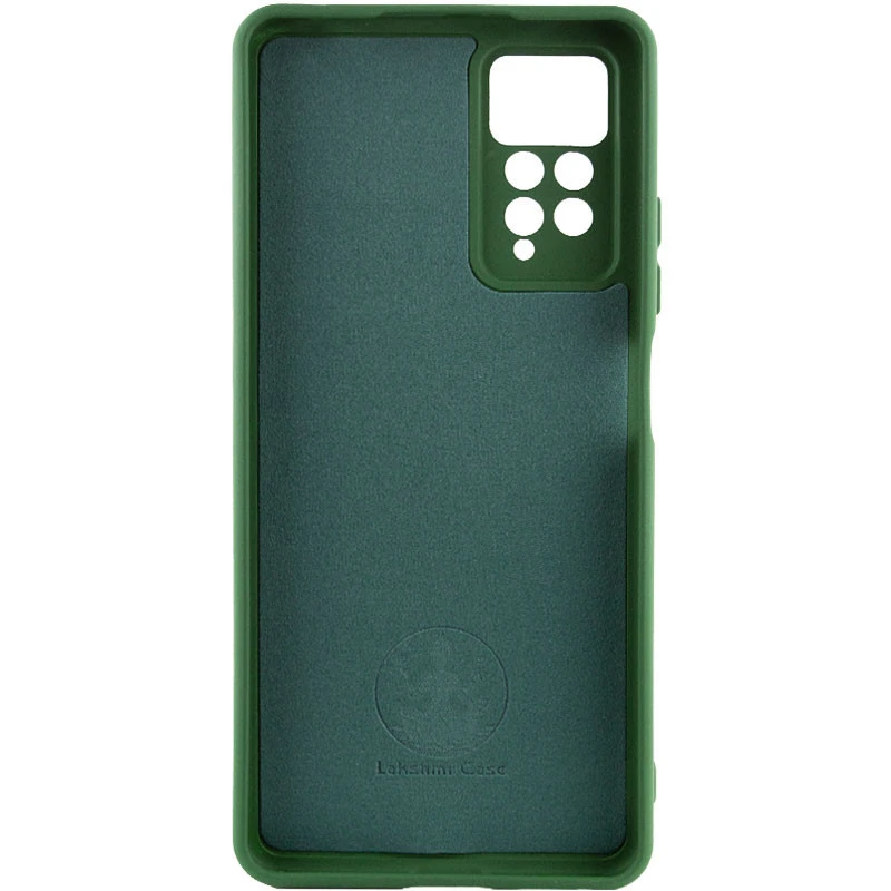 Чехол Silicone Case Lakshmi Premium L с закрытой камерой для Xiaomi Redmi Note 11 (Global) / Note 11S – Зеленый / Cyprus Green. Фото 2 из 2