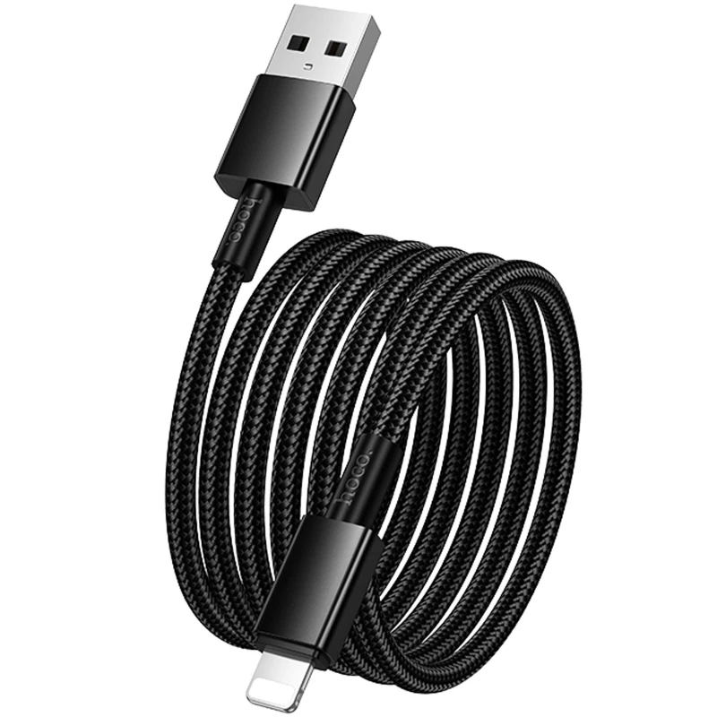 Дата кабель Hoco X119 Energy USB to Lightning 2.4A (1m) – Black. Фото 5 з 5