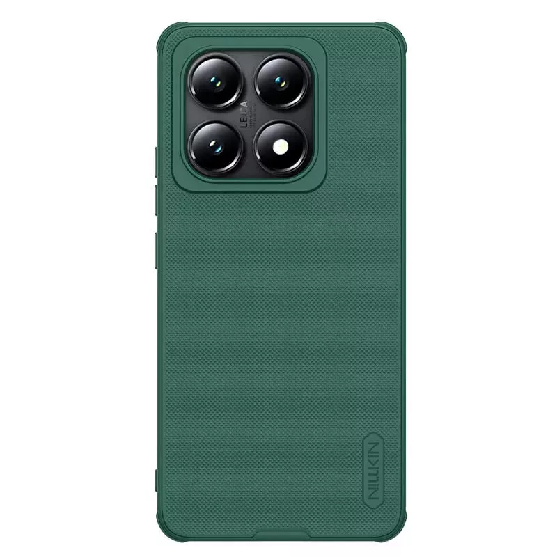 Пластиковая накладка Nillkin Pro для Xiaomi 14T Pro – Зеленый / Deep Green. Фото 1 из 6