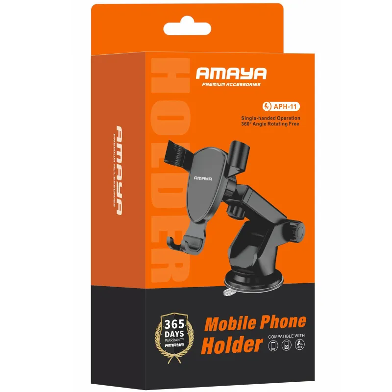 Автодержатель Amaya APH-11 (center console) – Black. Фото 2 из 2