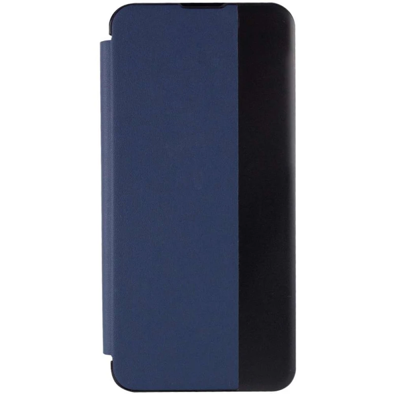 Чехол книжка с полоской для Xiaomi Redmi Note 9s / Note 9 Pro / Note 9 Pro Max – Синий. Фото 1 из 5