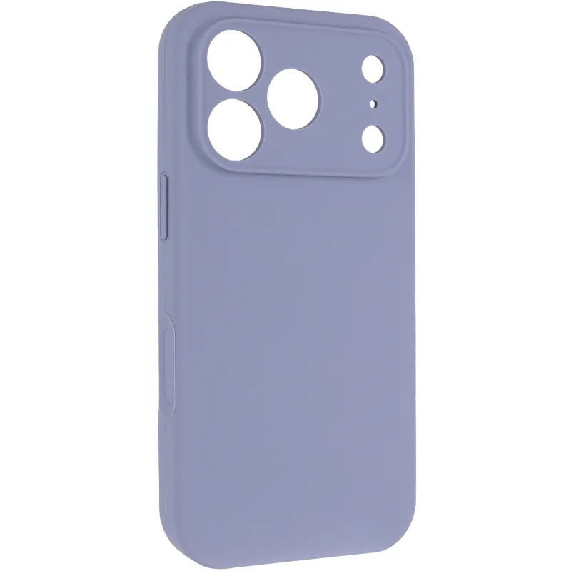 Чехол Silk Full Camera Protective (AA) NO LOGO для Apple iPhone 17 Pro Max (6.9") – Серый / Lavender Gray. Фото 1 из 5