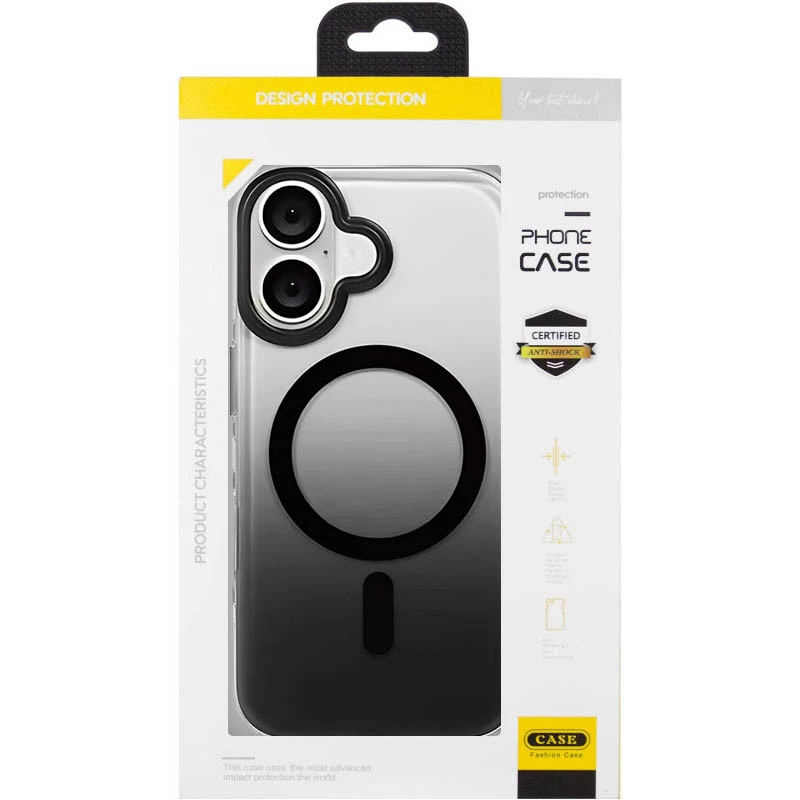 Чехол TPU+PC Shadow with MagSafe для Apple iPhone 16 фото 3 из 4