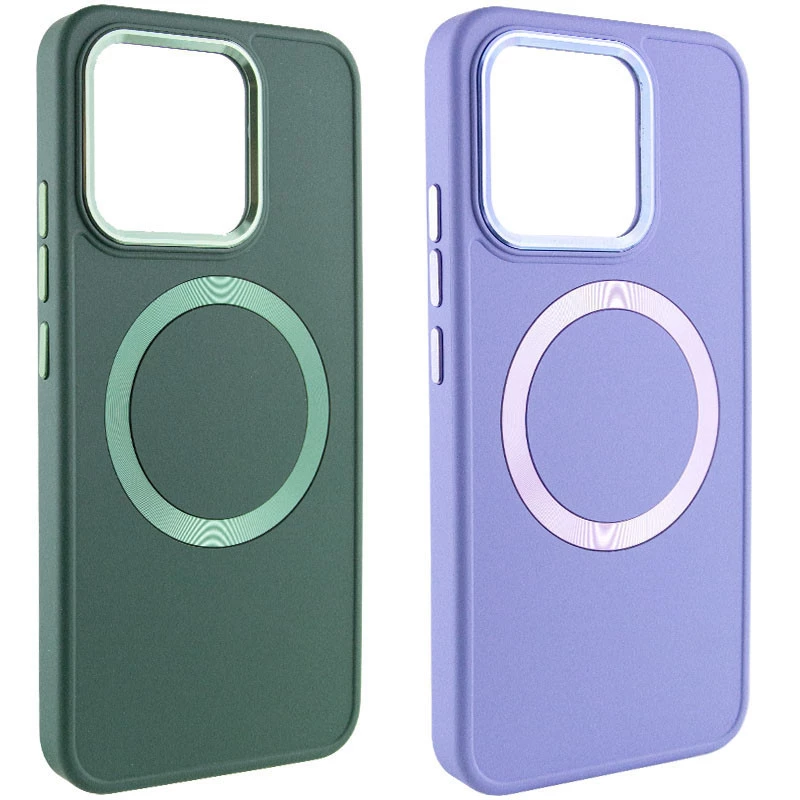 TPU чохол Bonbon з металевими кнопками та MagSafe на Xiaomi Redmi Note 13 Pro+ фото 1 з 2