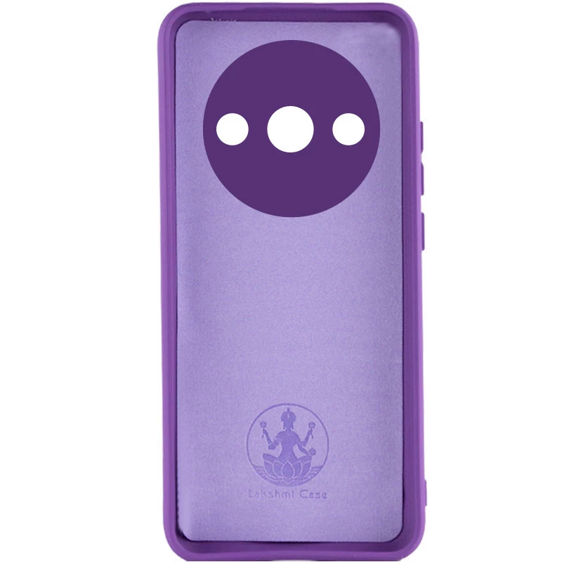 Чохол Silicone Case Lakshmi з закритою камерою на Xiaomi Redmi A3 – Фіолетовий / Purple. Фото 2 з 4