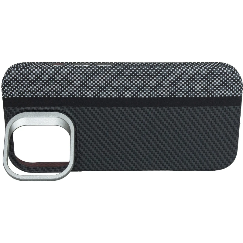 TPU чехол Pixel Craft with MagSafe для Apple iPhone 16 Pro Max – Carbon Line. Фото 8 из 8