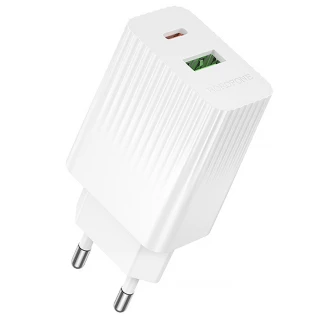 СЗУ Borofone BAS76A Source PD30W+QC3.0  (1USB-A/1C) фото 1 из 4