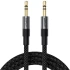 Аудіо кабель Aux Acefast J10 (1m) – Black. Фото 1 з 4