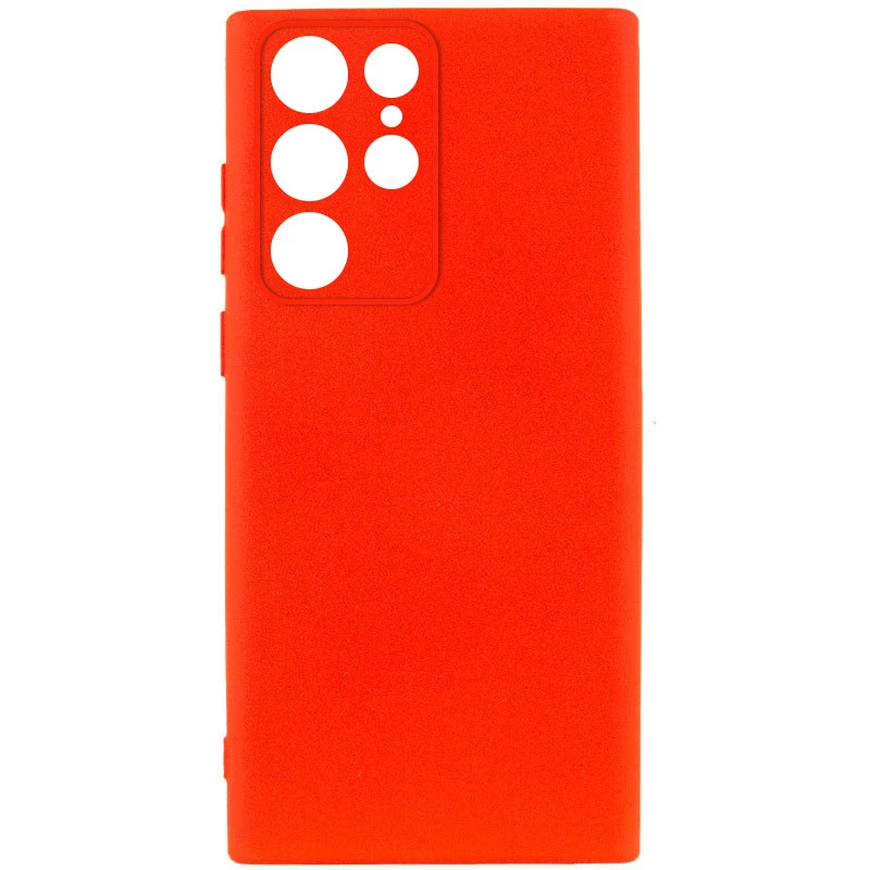 

Чехол Silicone Case Lakshmi с закрытой камерой для Samsung Galaxy S23 Ultra (Красный / Red), Червоний / red