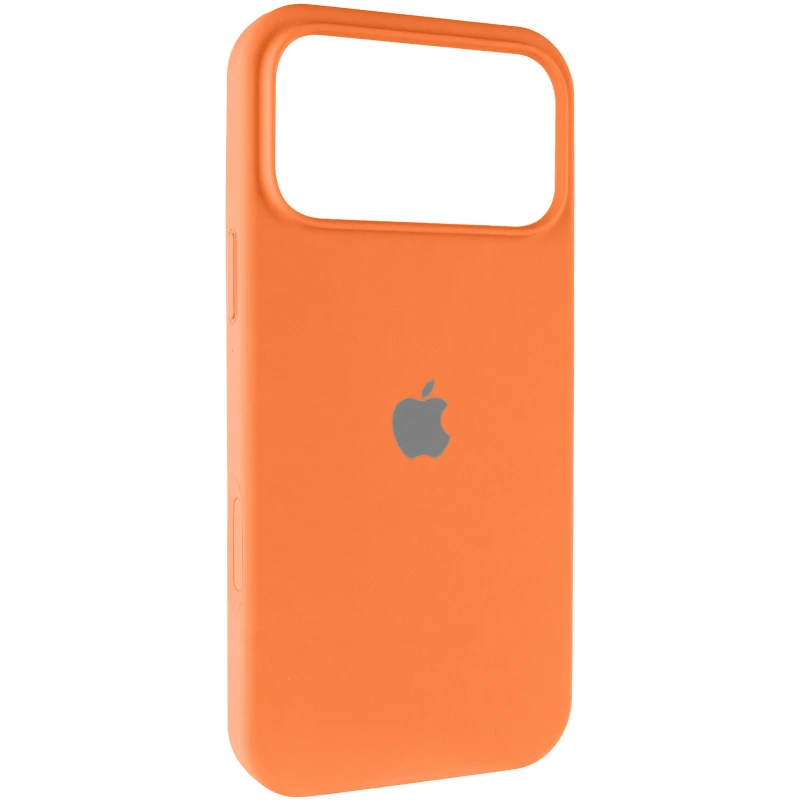 Чохол Silicone Case з закритим низом на Apple iPhone 17 Pro Max (6.9") – Помаранчевий / Orange. Фото 1 з 4